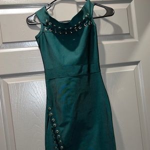 Green bandage dress size extra small
